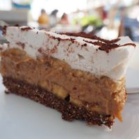 Vegan banofee cake  at Sweet Home in Lagos