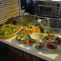 vegan pho area at Huong Thien Buffet Chay in Hanoi