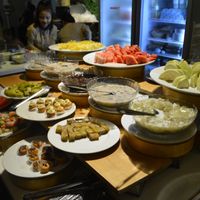 dessert buffet at Huong Thien Buffet Chay in Hanoi