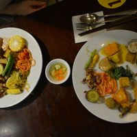 plate at Huong Thien Buffet Chay in Hanoi