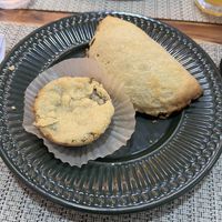 Empanada and empadinha  at Vida Bistro in Rio De Janeiro