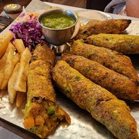 Vegetable seekh at New India in Columbus