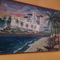 Pretty paintings at Bennachin in New Orleans