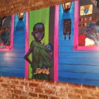 Original art at Bennachin in New Orleans