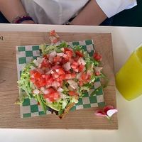 Molletes veganos con jugo ámbar  at Biotica in San Luis Potosi