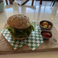 Hamburguesa vegano   at Biotica in San Luis Potosi