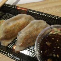 tofu and kimchi gyoza! at Roc City Ramen in Rochester