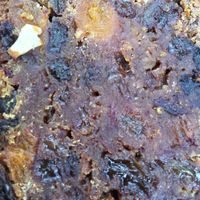 Fruit cake- moist and delicious  at The Green Guerrilla Deli in Durham