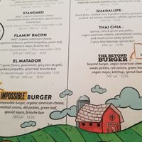 Patty options at Bareburger - Short North in Columbus