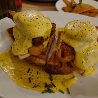 The vegan tower. at Brooklyn Cafe in Glasgow