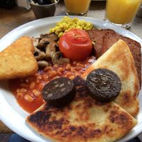 Big Vegan Breakfast at Brooklyn Cafe in Glasgow