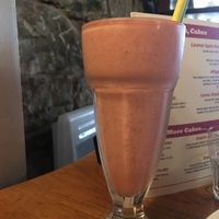 Caribbean smoothie  at Brooklyn Cafe in Glasgow