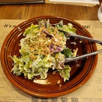 Caesar Salad, really liked the dressing at Premarché Alternative Diner in Kyoto