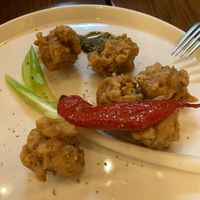 Soy karrage at Premarché Alternative Diner in Kyoto