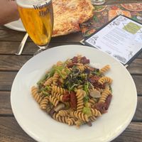 fusilli con funghi di bosco at Locanda in Wurzburg