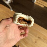 Inside the veg bun at Itsu - Sheldon Square in West London