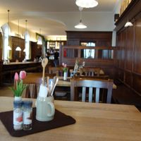 Indoor seating at Tante Paula im Mailkeller  in Rosenheim