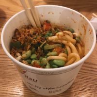 korean stir fry noodles   at Itsu - Neal St in London