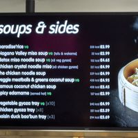 soups  at Itsu - Neal St in London