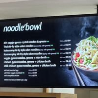 noodles  at Itsu - Neal St in London