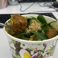 Veggie balls Vitality bowl  at Itsu - Cheapside in London