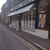 Outside at Scarthin Books Cafe in Cromford