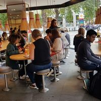 Seating at Itsu - Kings Rd in South West London