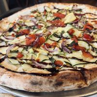 Primavera pizza (vegan)  at Food 101 in Gettysburg