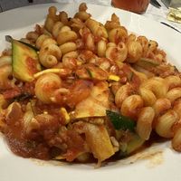 Cavatappi pasta with diced squash and herbs   at Food 101 in Gettysburg