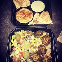 Falafel Plate  at Mezze Mediterreanean Cuisine in Columbus