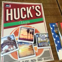 Vegan menu at Huck's in Brandon