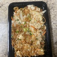 Tofu fried rice  at Dumplings of Fury in Seattle