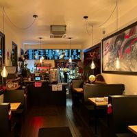 xmas eve at Dumplings of Fury in Seattle