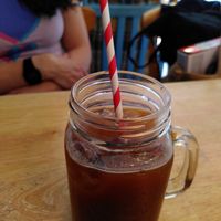 Iced coffee (May 2025) at Sophie's in Aberystwyth