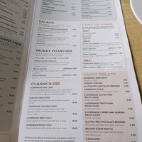 New menu page 2 (March 2026) at Sophie's in Aberystwyth