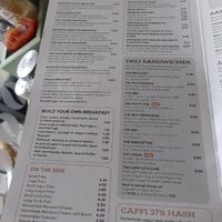 New menu page 1 (March 2026) at Sophie's in Aberystwyth