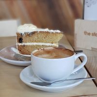 Vegan cake at The Stove in Dumfries
