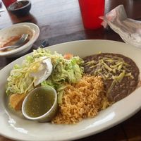 Mash potato taquitos!  at Cocina Michoacana in Oakdale