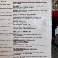 Update menu April 2024  at Cocina Michoacana in Oakdale