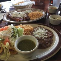 Vegan flautas and vegan enchiladas at Cocina Michoacana in Oakdale