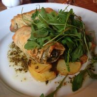 lovely vegan dinner for a wedding at the King William at The King William IV in Royston