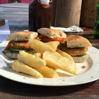 Lunch at La Buguita in Bocas Del Toro