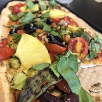 Vegan pizza (no cheese) at &pizza - F St NW in Washington