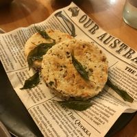 Coconut roti at Spice Garden in Nightcliff