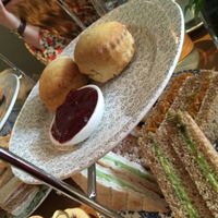 Vegan scones and jam at 60 Hope Street in Liverpool
