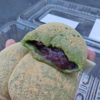 Soft, chewy mochi with red bean filling at Nakatanidou in Nara