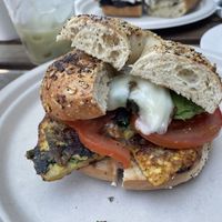 Bagel at Fermento in Long Beach