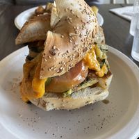 Fermento bagel   at Fermento in Long Beach