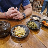 Side Dishes at Dubuga Tofu Go - Bibimbap Restaurant - 두 부가 in Busan