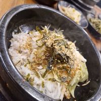 Tofu Bibimbap at Dubuga Tofu Go - Bibimbap Restaurant - 두 부가 in Busan